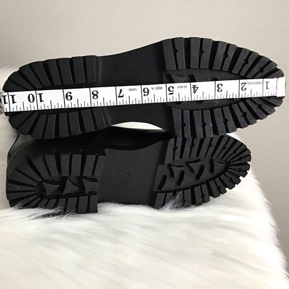 ZARA Leather Ankle Boots With Buckle New With Tag - Picture 14 of 14